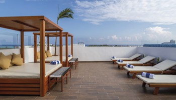 Terrasse Hotel Playa del Carmen